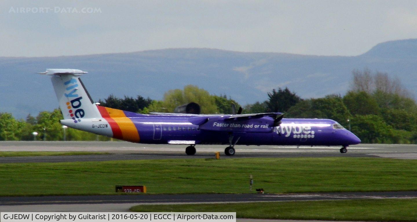 G-JEDW, 2004 De Havilland Canada DHC-8-402Q Dash 8 C/N 4093, At Manchester