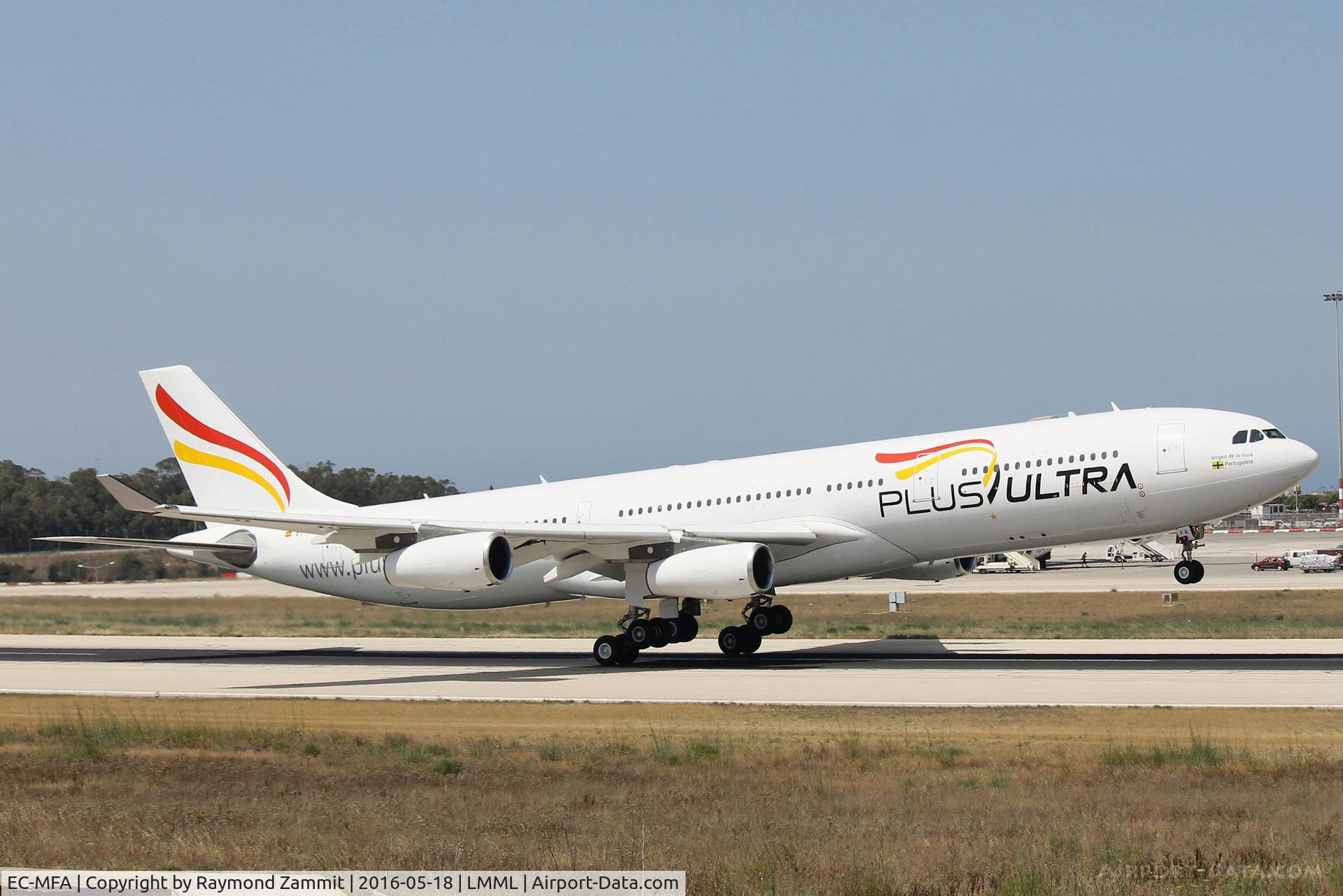 EC-MFA, 1998 Airbus A340-313X C/N 212, A340 EC-MFA Plus Ultra