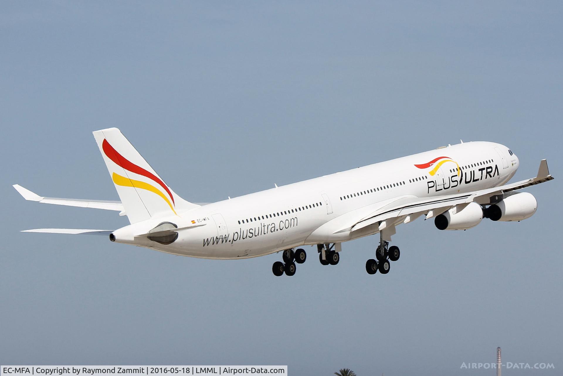 EC-MFA, 1998 Airbus A340-313X C/N 212, A340 EC-MFA Plus Ultra