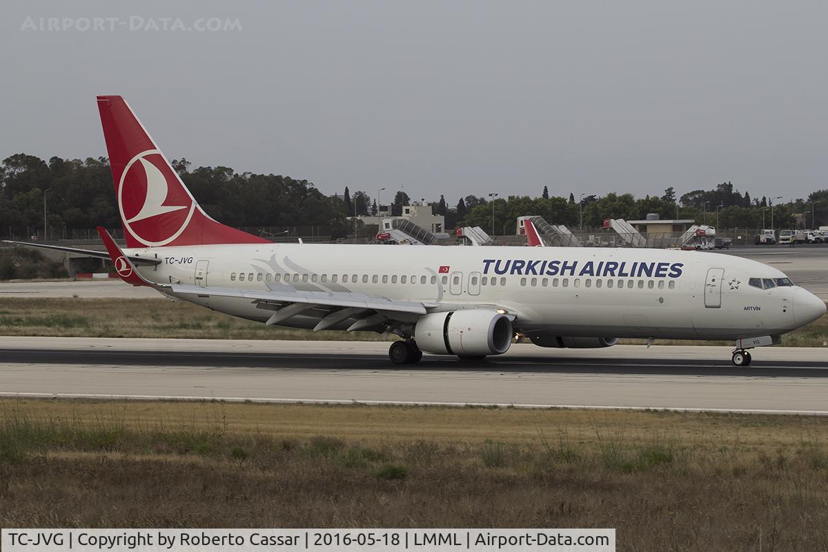 TC-JVG, 2014 Boeing 737-8F2 C/N 42009, Runway 13