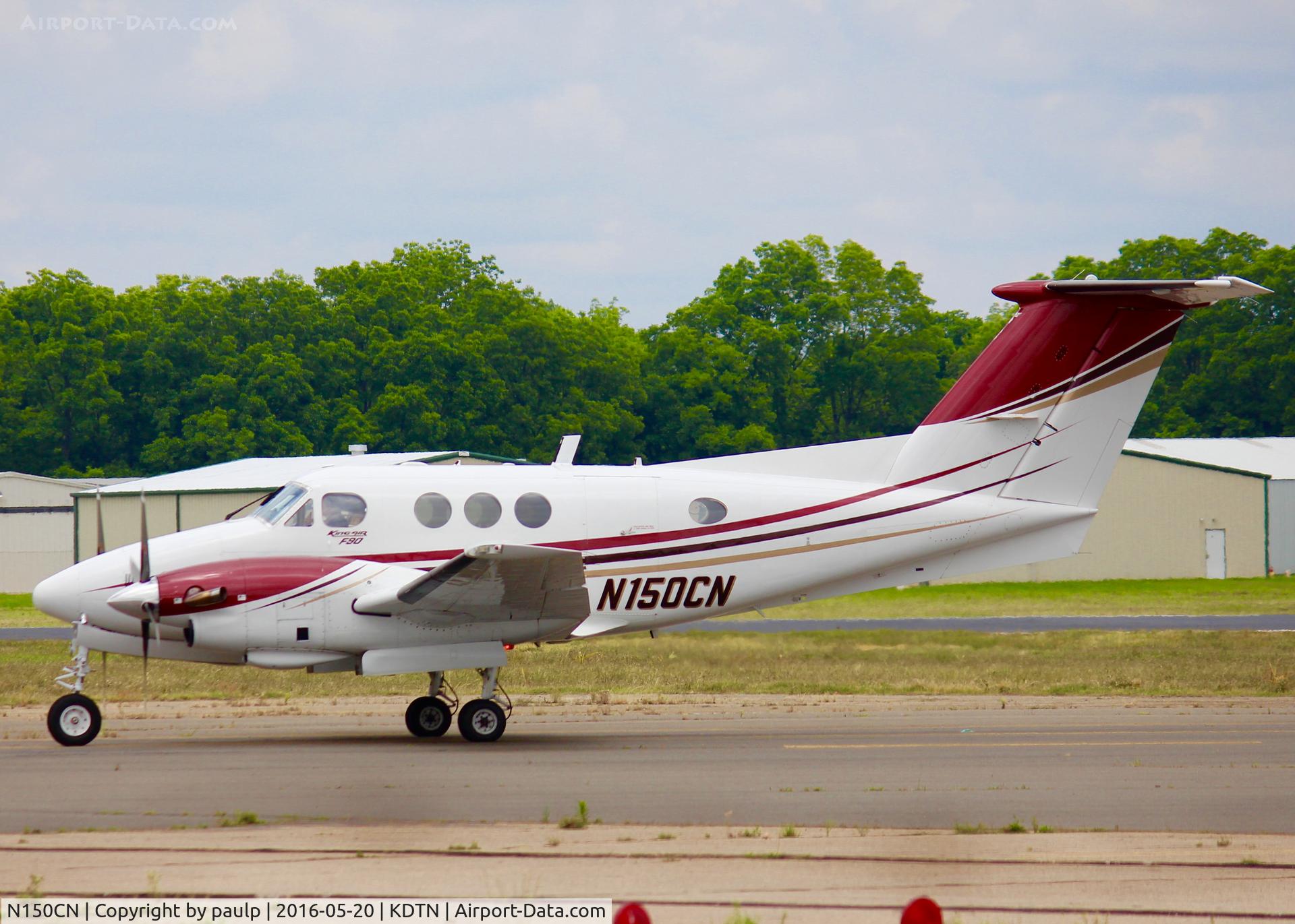 N150CN, 1981 Beech F90 King Air C/N LA-138, At Downtown Shreveport.