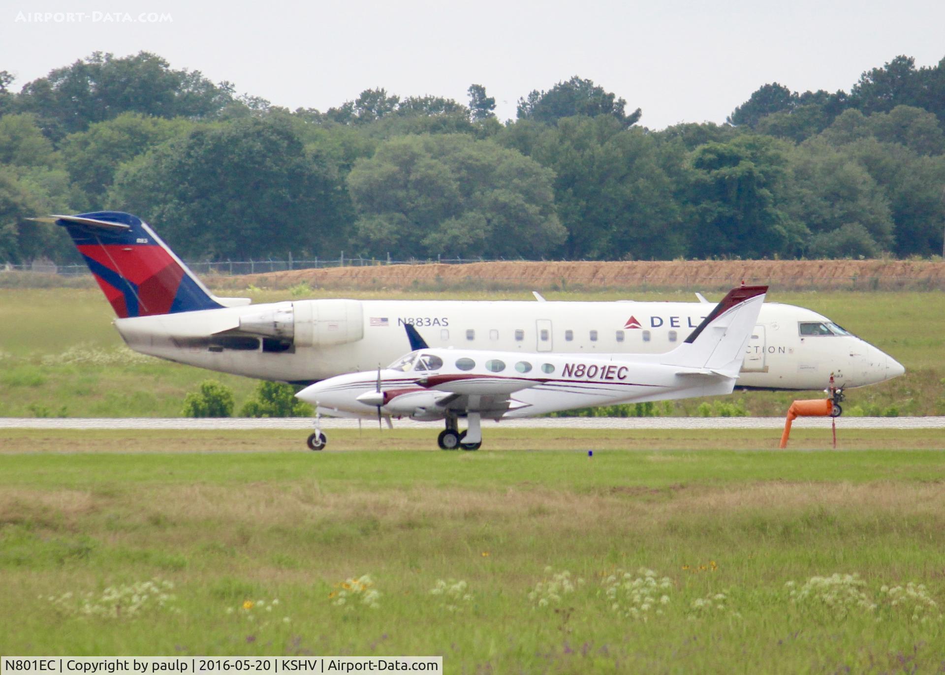 N801EC, Cessna 340A C/N 340A0312, At Shreveport Regional.