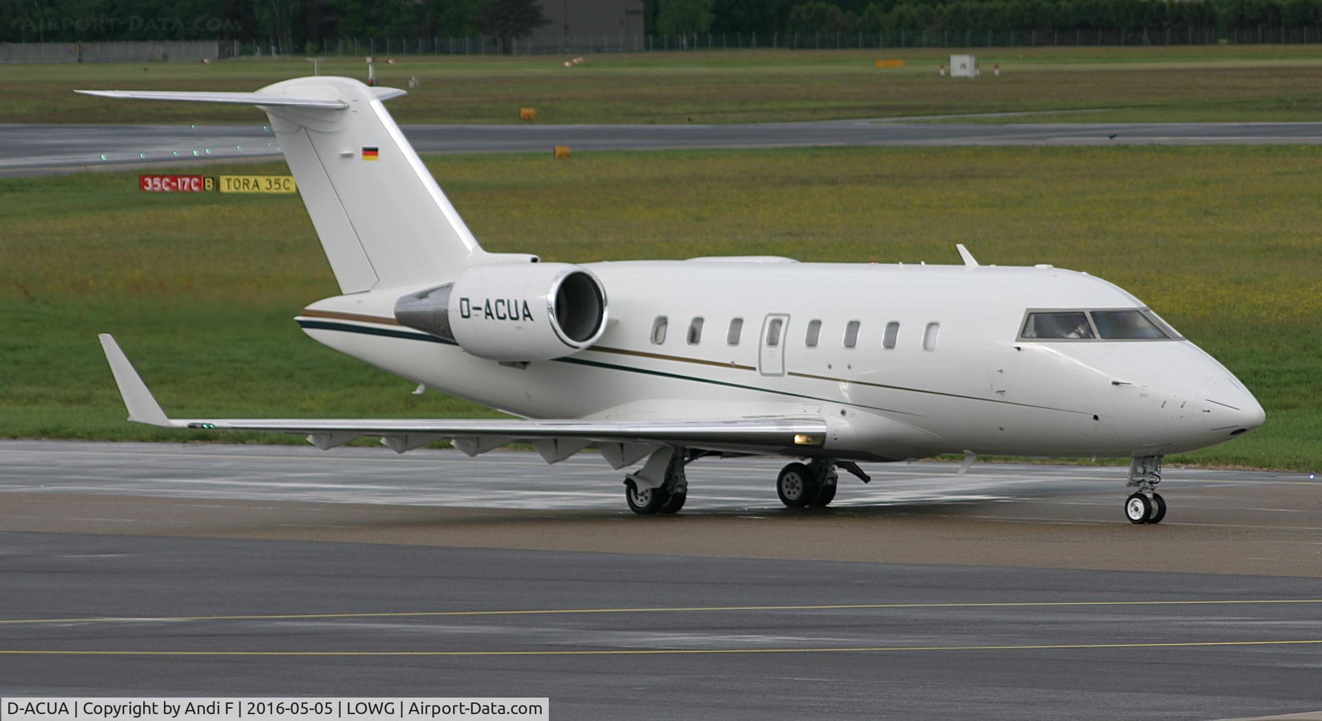 D-ACUA, 2007 Canadair Challenger 605 (CL-600-2B16) C/N 5725, DC Aviation Canadair Challenger 605