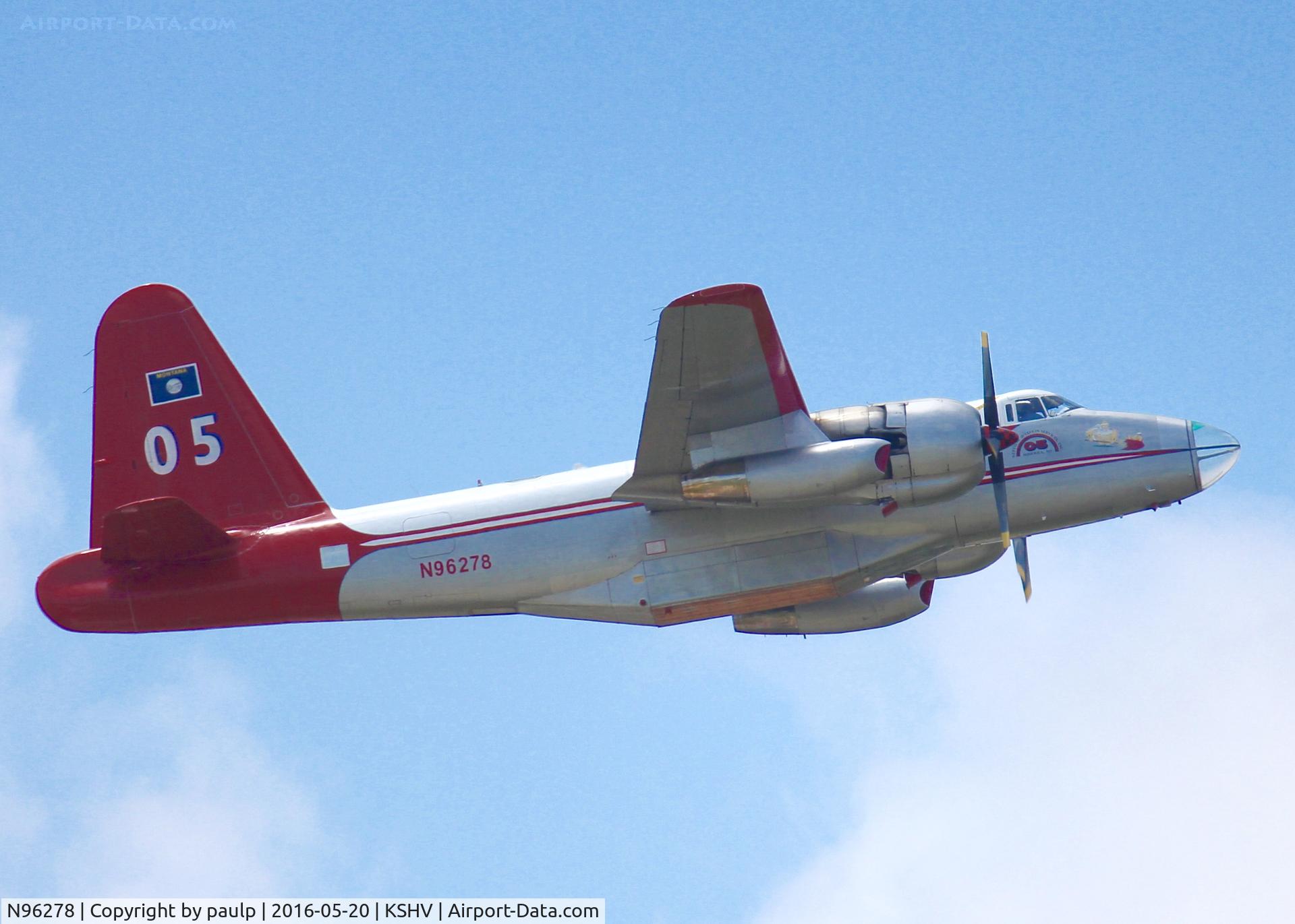 N96278, Lockheed P2V-5F Neptune C/N 426-5340, At Shreveport Regional.
