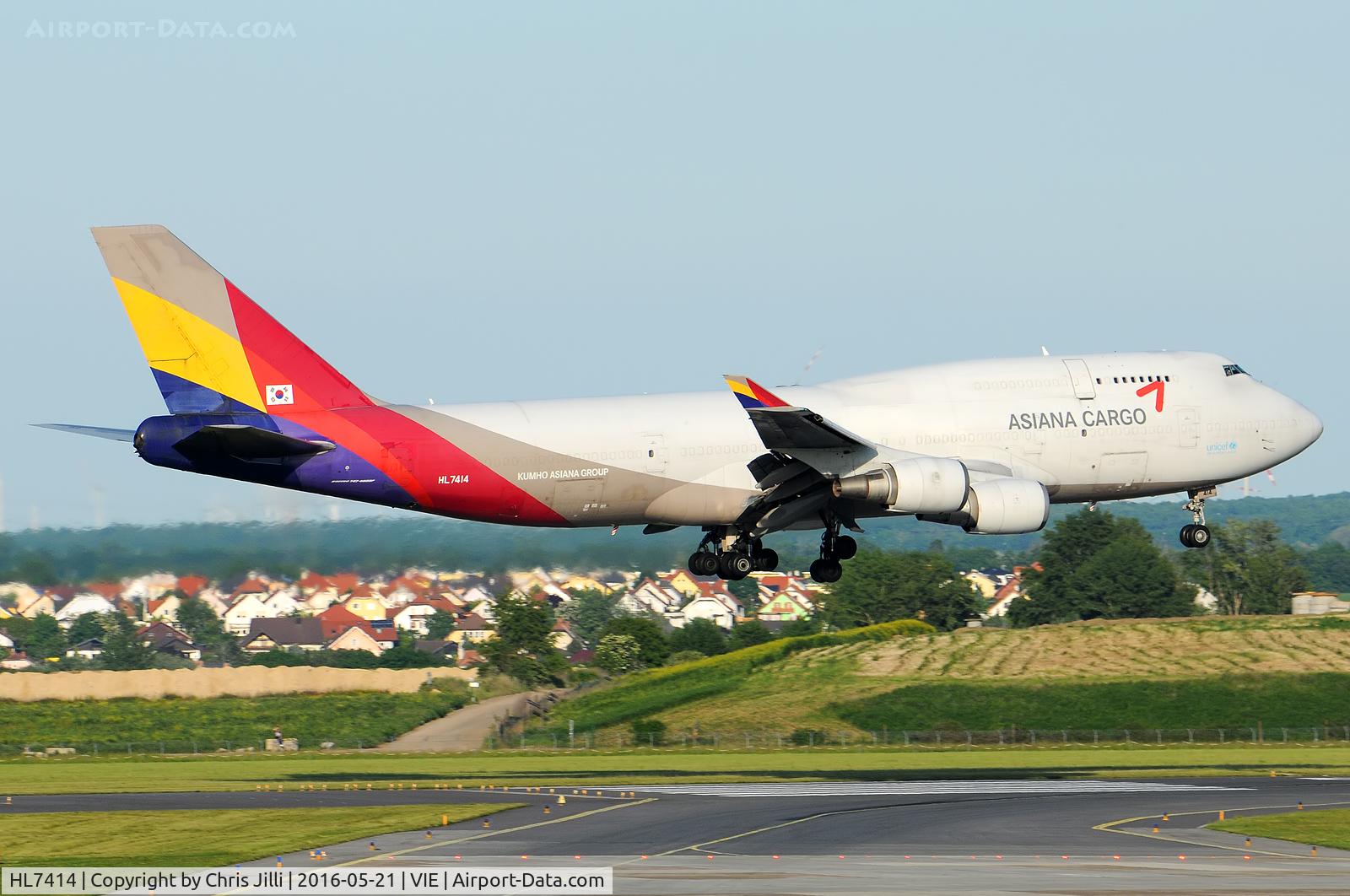 HL7414, 1991 Boeing 747-48EM(BDSF) C/N 25452, Asiana Airlines Cargo