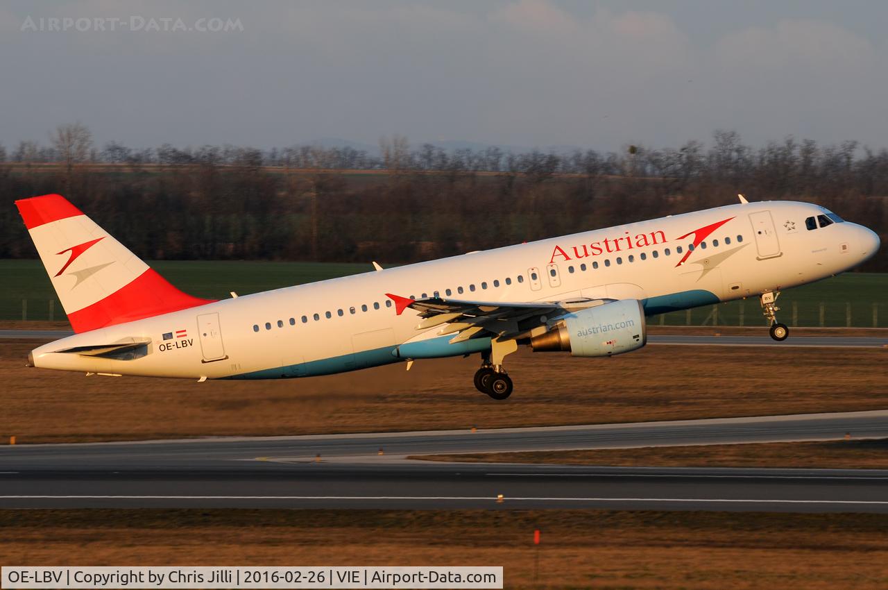 OE-LBV, 2000 Airbus A320-214 C/N 1385, Austrian Airlines