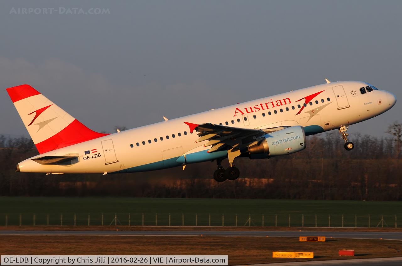 OE-LDB, 2004 Airbus A319-112 C/N 2174, Austrian Airlines