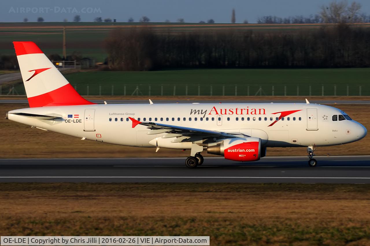 OE-LDE, 2005 Airbus A319-112 C/N 2494, Austrian Airlines