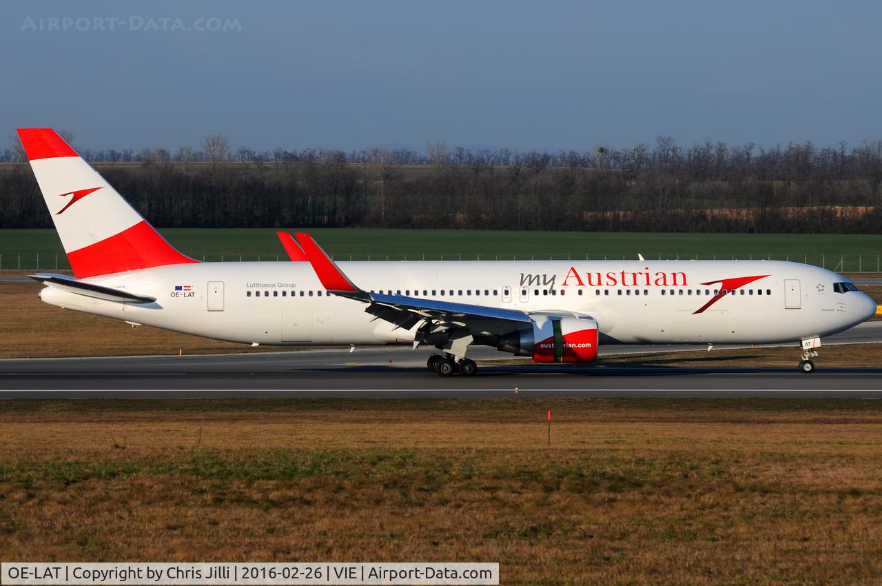 OE-LAT, 1991 Boeing 767-31A C/N 25273, Austrian Airlines