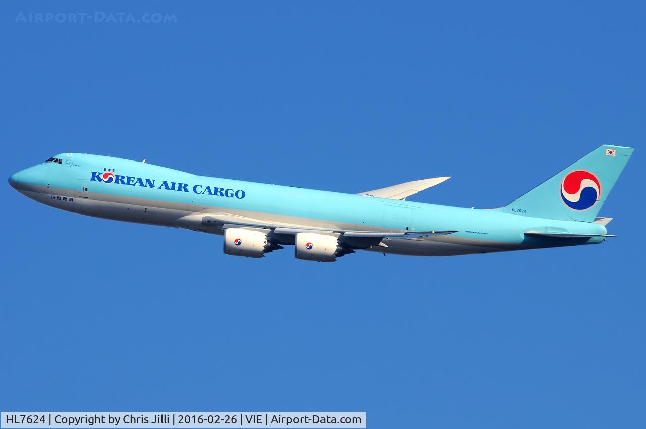 HL7624, 2013 Boeing 747-8B5F C/N 37656, Korean Air Cargo