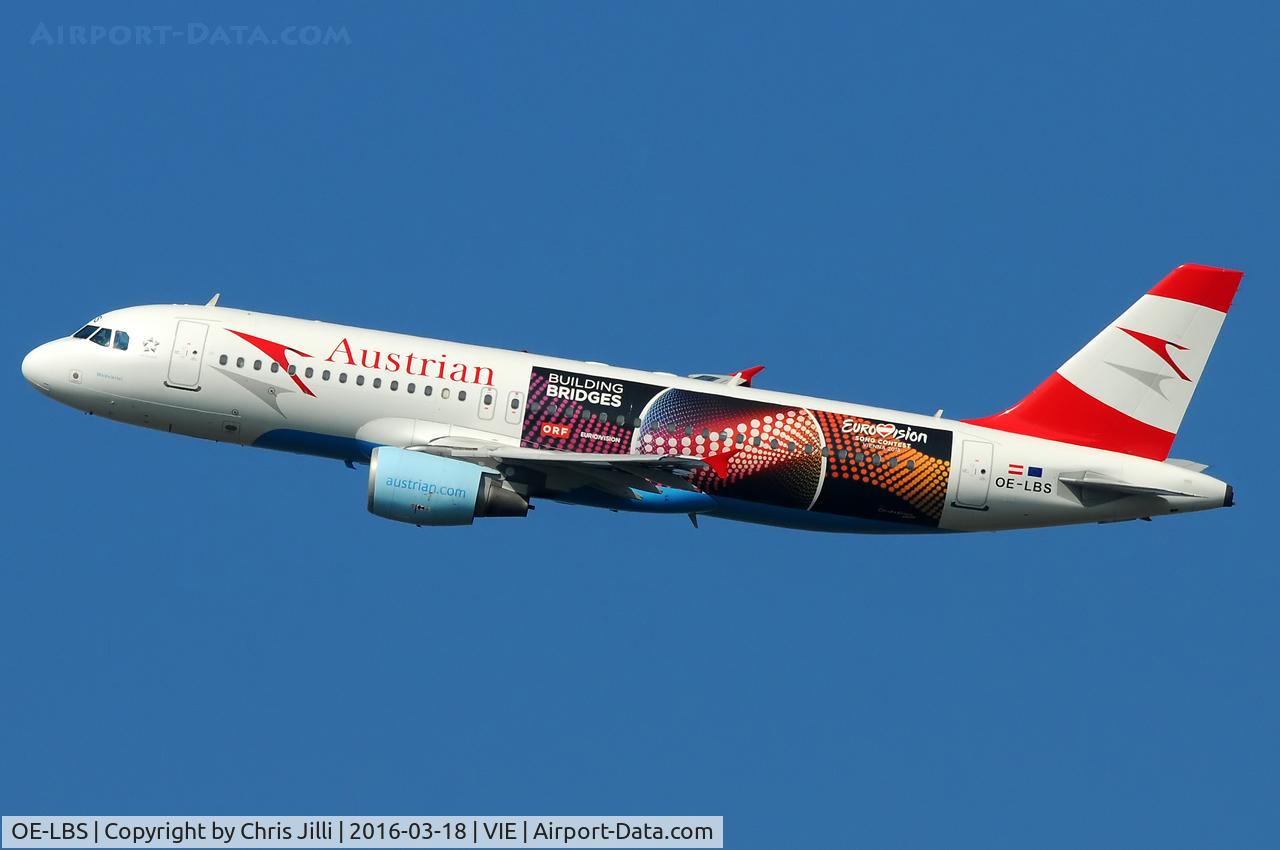 OE-LBS, 2000 Airbus A320-214 C/N 1189, Austrian Airlines