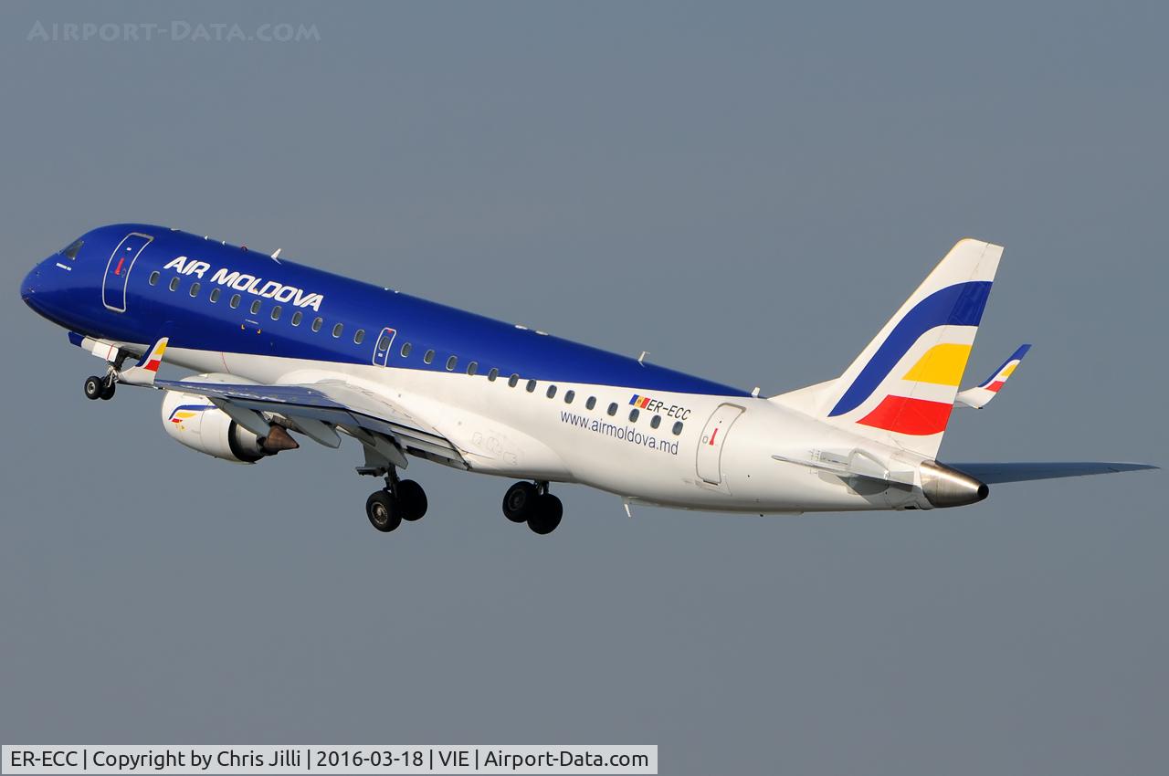 ER-ECC, 2007 Embraer 190LR (ERJ-190-100LR) C/N 19000130, Air Moldova