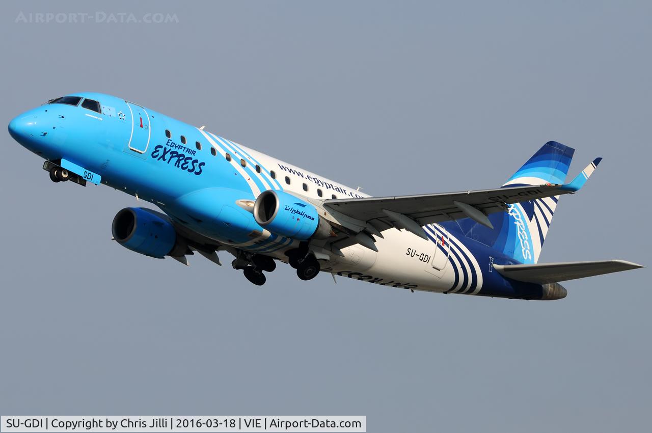 SU-GDI, 2009 Embraer 170LR (ERJ-170-100LR) C/N 17000276, Egyptair Express