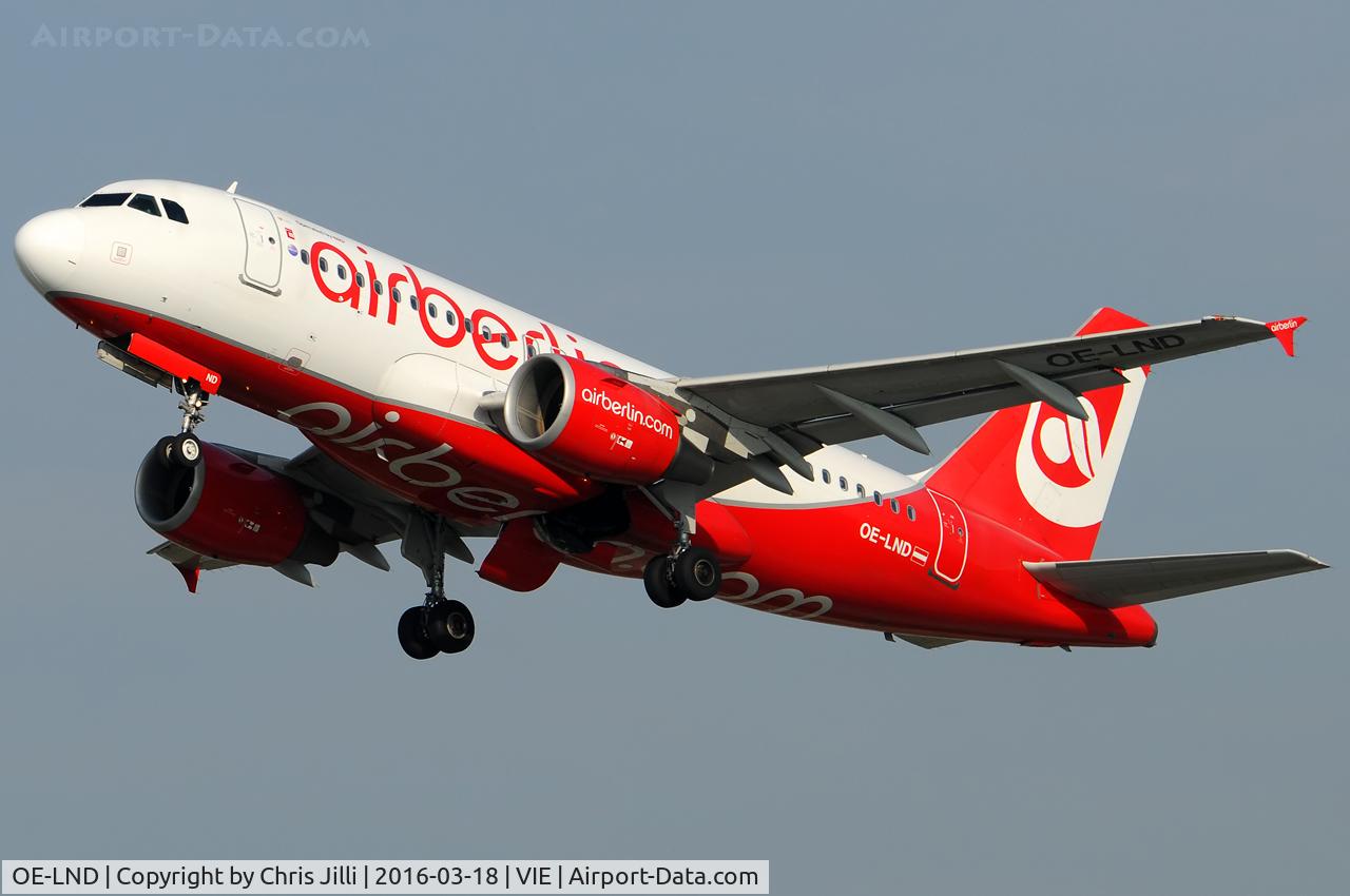 OE-LND, 2008 Airbus A319-112 C/N 3689, Air Berlin NIKI