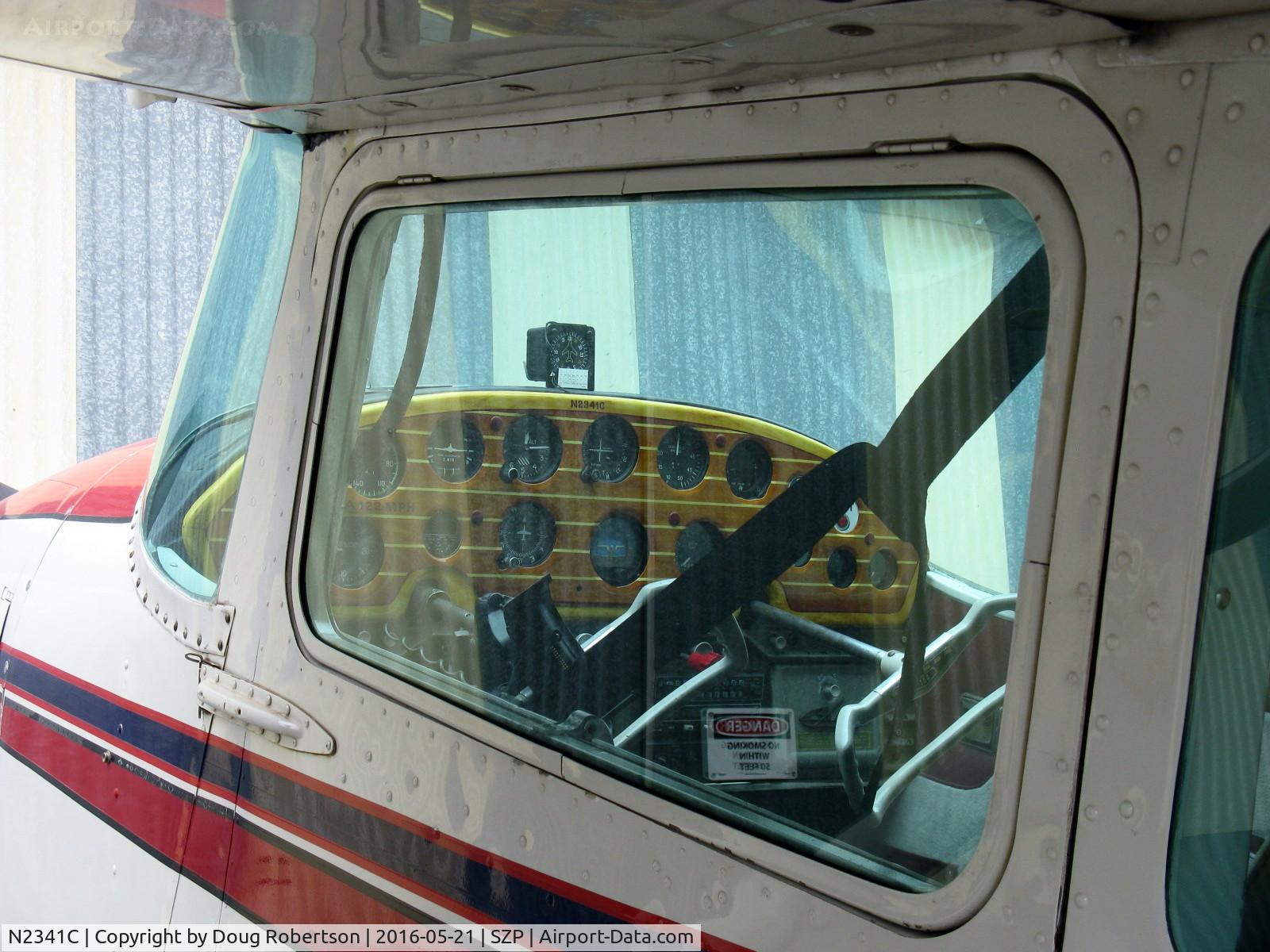 N2341C, 1953 Cessna 180 C/N 30641, 1953 Cessna 180, Continental O-470-A 230 Hp, aircraft panel