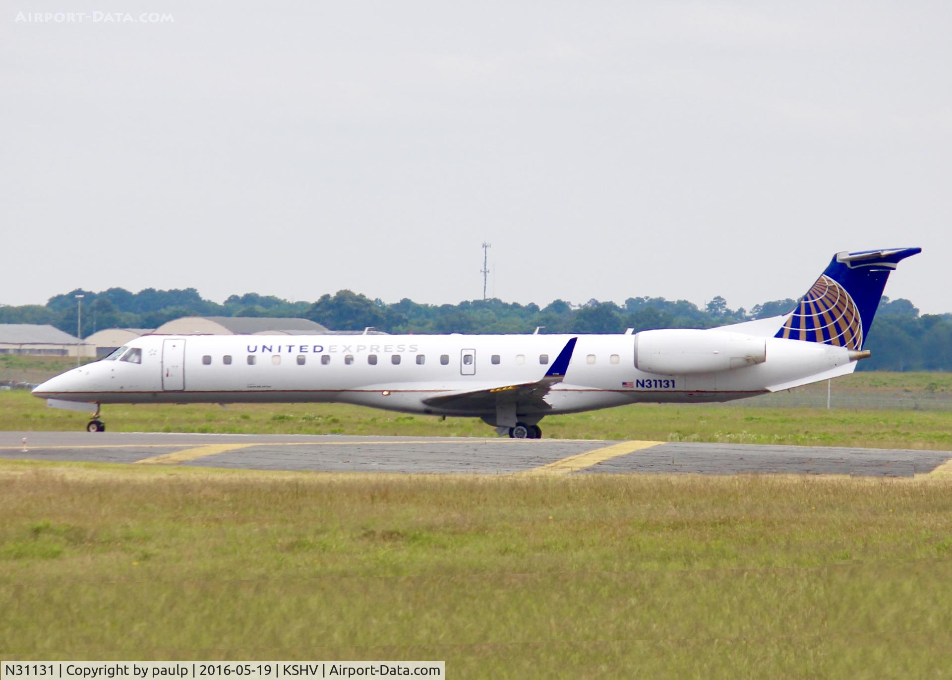 N31131, 2003 Embraer ERJ-145XR (EMB-145XR) C/N 145705, At Shreveport Regional.
