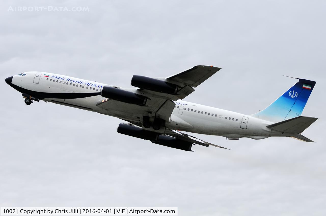 1002, 1974 Boeing 707-3J9C C/N 20832, Islamic Republic of Iran