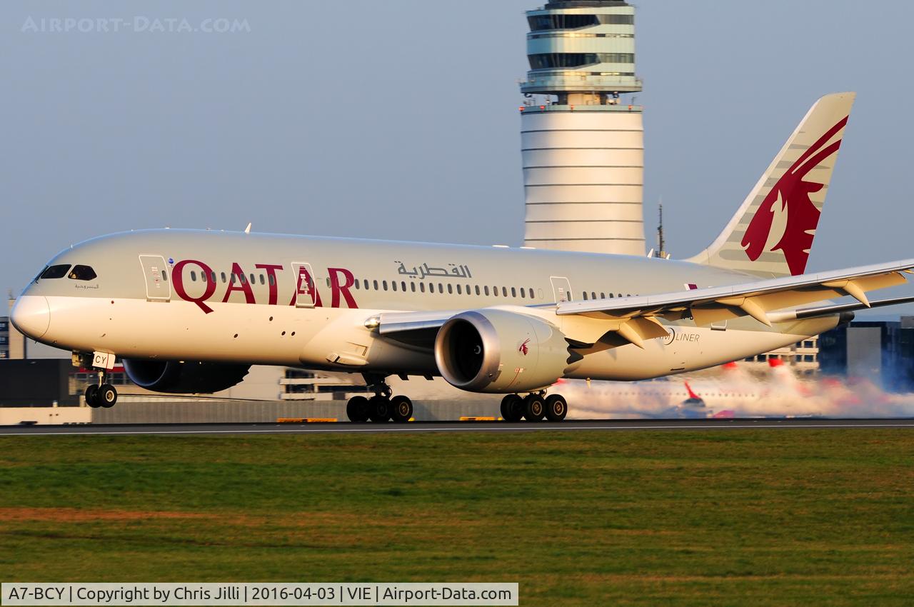 A7-BCY, 2015 Boeing 787-8 Dreamliner C/N 38343, Qatar Airways