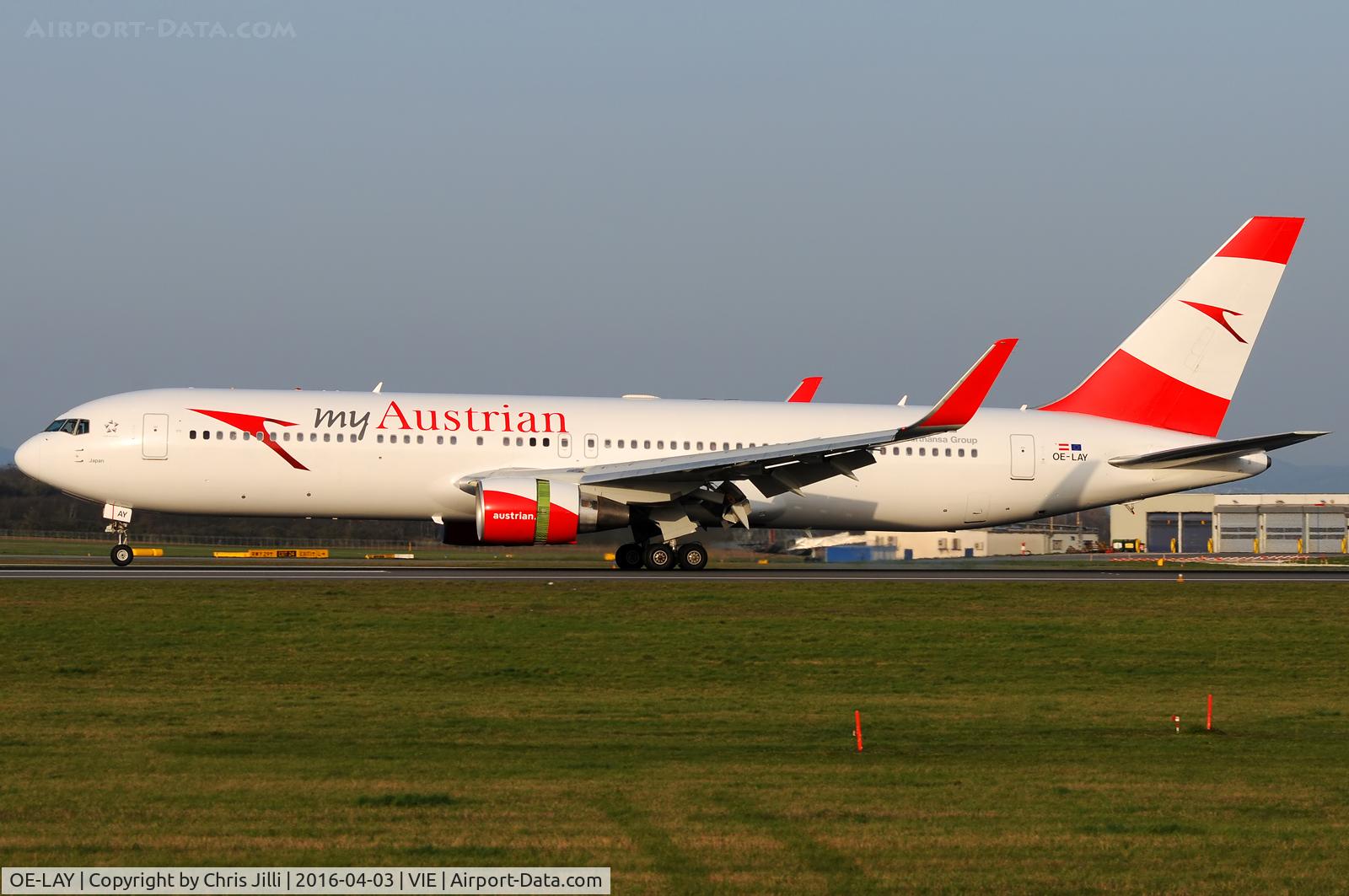OE-LAY, 1998 Boeing 767-3Z9/ER C/N 29867, Austrian Airlines