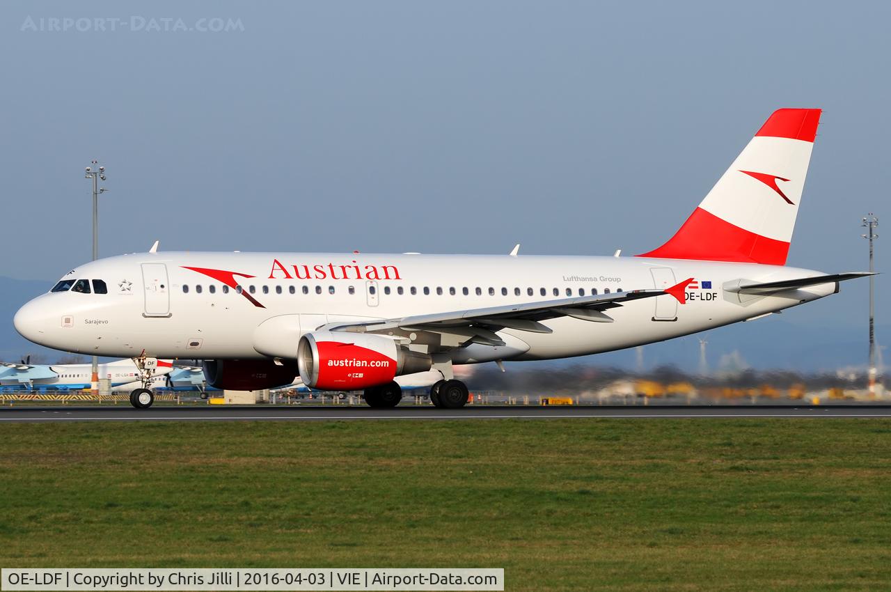 OE-LDF, 2005 Airbus A319-112 C/N 2547, Austrian Airlines