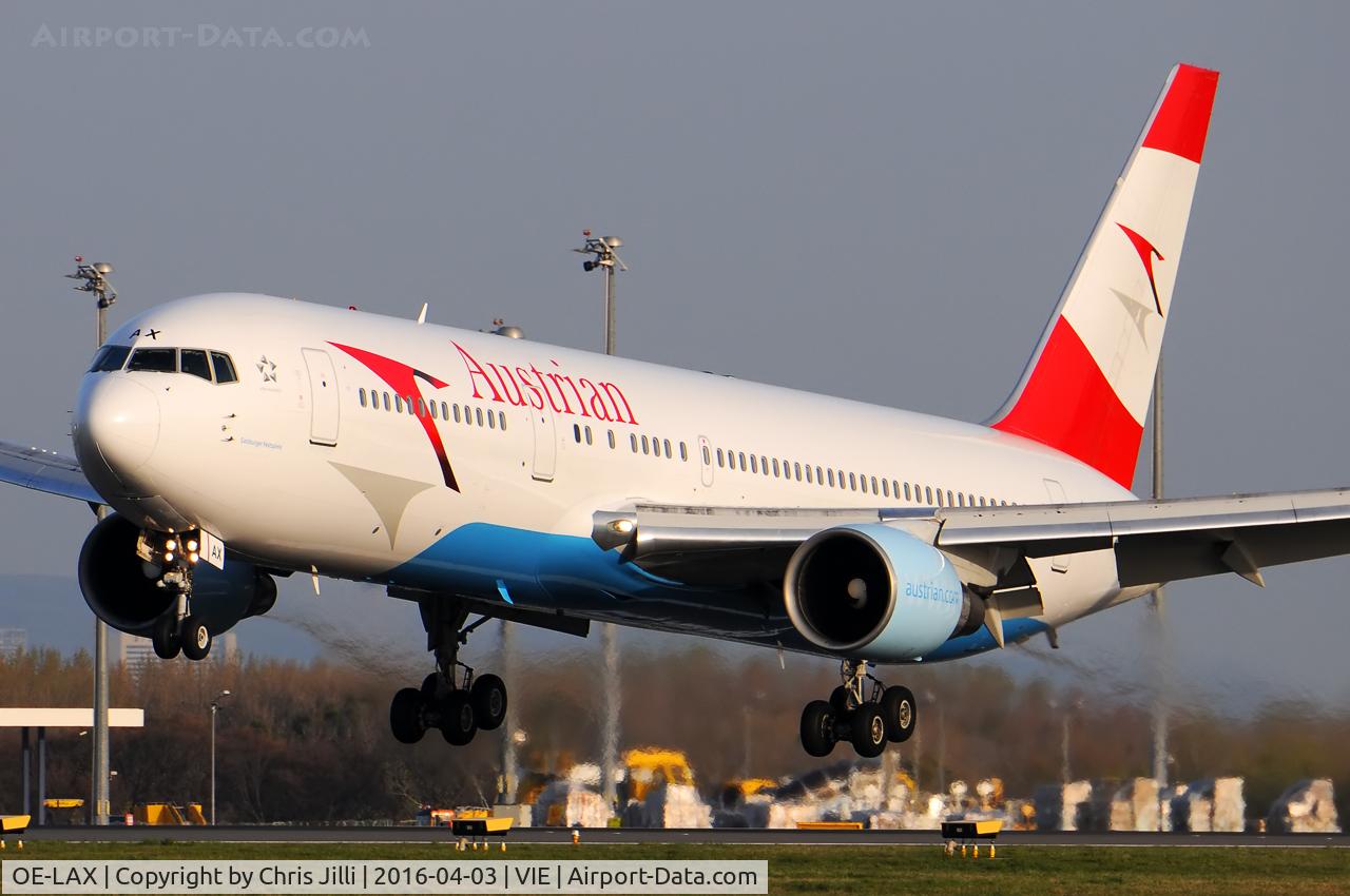 OE-LAX, 1992 Boeing 767-3Z9/ER C/N 27095, Austrian AIrlines