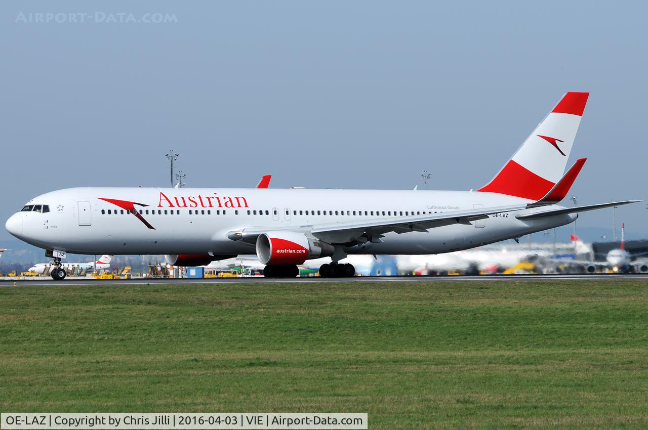 OE-LAZ, 1999 Boeing 767-3Z9 C/N 30331, Austrian Airlines