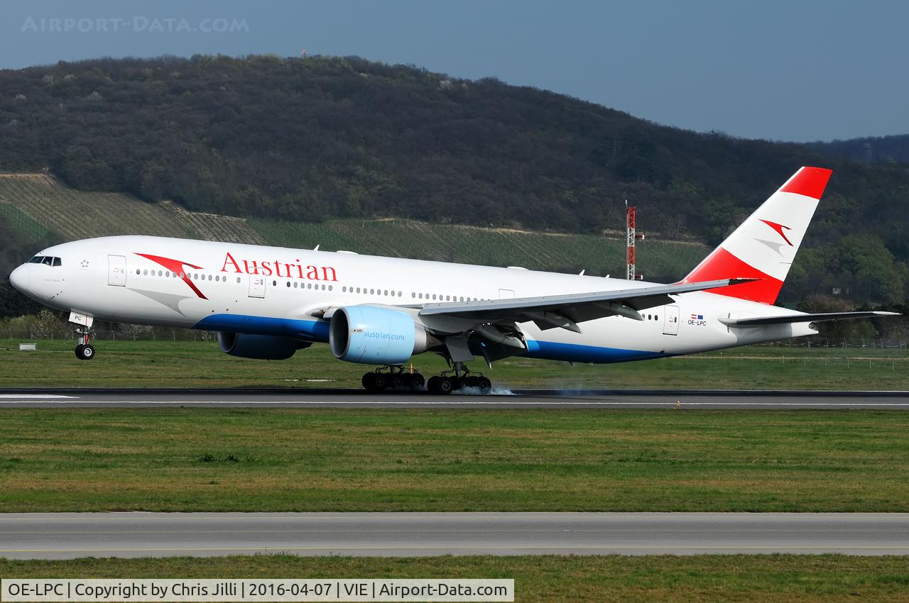 OE-LPC, 2002 Boeing 777-2Z9/ER C/N 29313, Austrian AIrlines