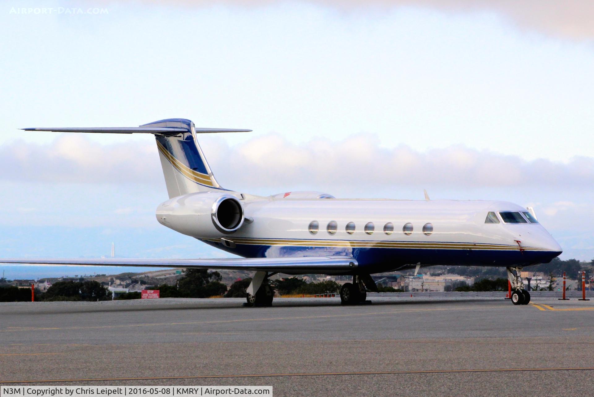 N3M, 1987 Gulfstream Aerospace Gulfstream IV C/N 1021, 3M Company (Saint Paul, MN) 2987 Gulfstream IV parked on the ramp at the Monterey Regional Airport, Monterey, CA.