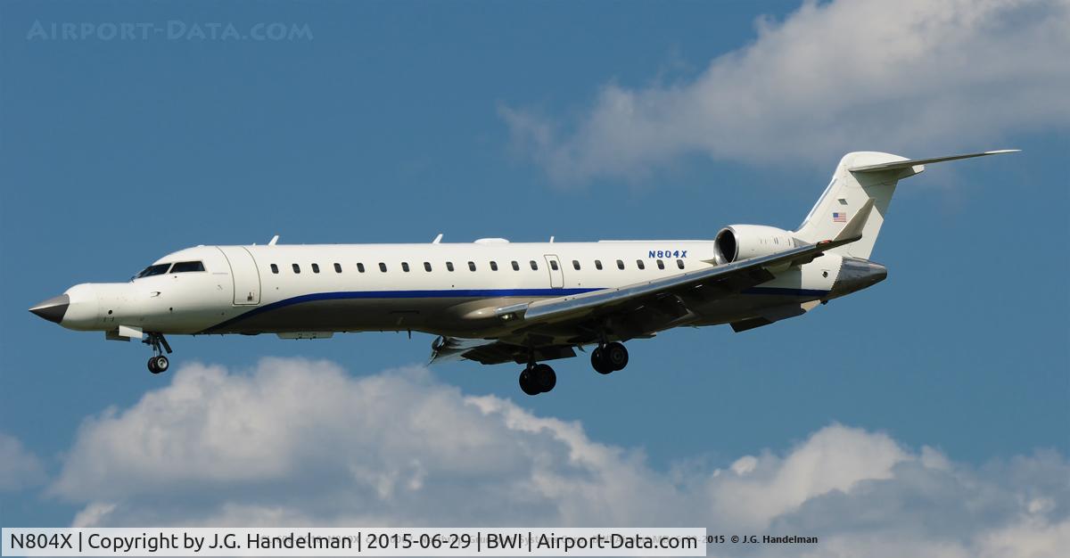 N804X, 1999 Canadair CRJ-700 (CL-600-2C10) Regional Jet C/N 10002, On final to 33L.