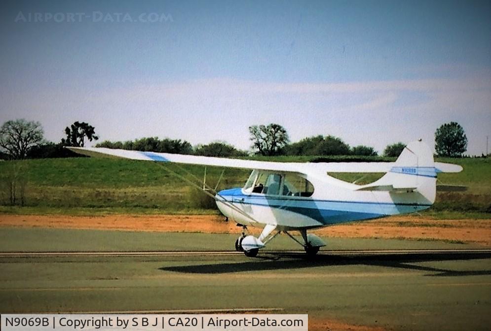 N9069B, 1958 Champion 7FC C/N 7FC-153, 69B after landing at Eagles Nest in Ione, Calif..