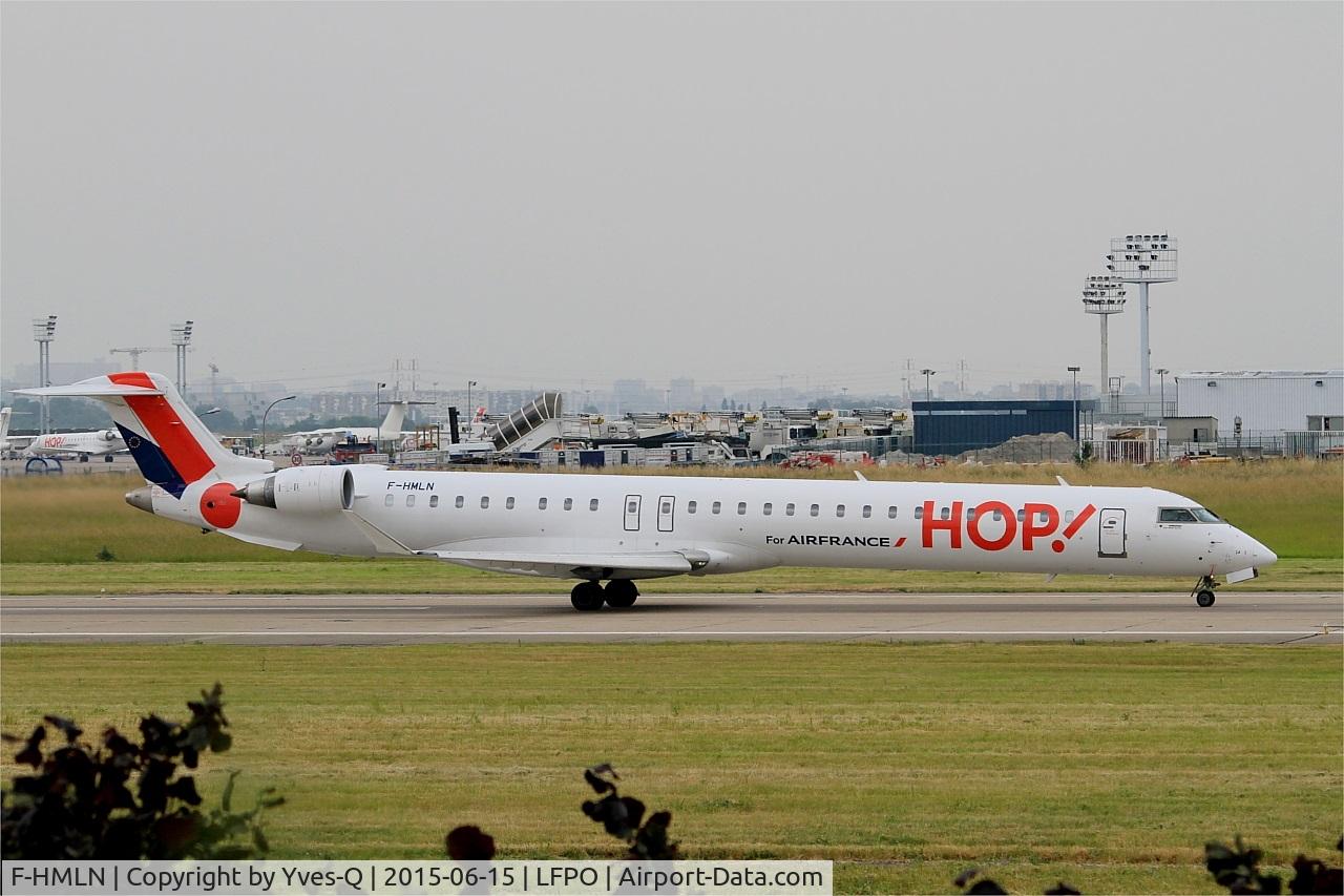 F-HMLN, 2012 Bombardier CRJ-1000EL NG (CL-600-2E25) C/N 19024, Bombardier CRJ-1000EL NG, Take off run rwy 08, Paris-Orly airport (LFPO-ORY)