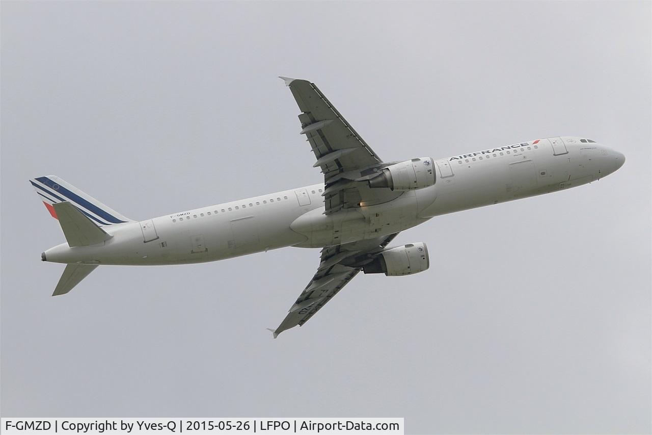 F-GMZD, 1995 Airbus A321-111 C/N 0529, Airbus A321-111, Take off Rwy 08, Paris-Orly Airport (LFPO-ORY)