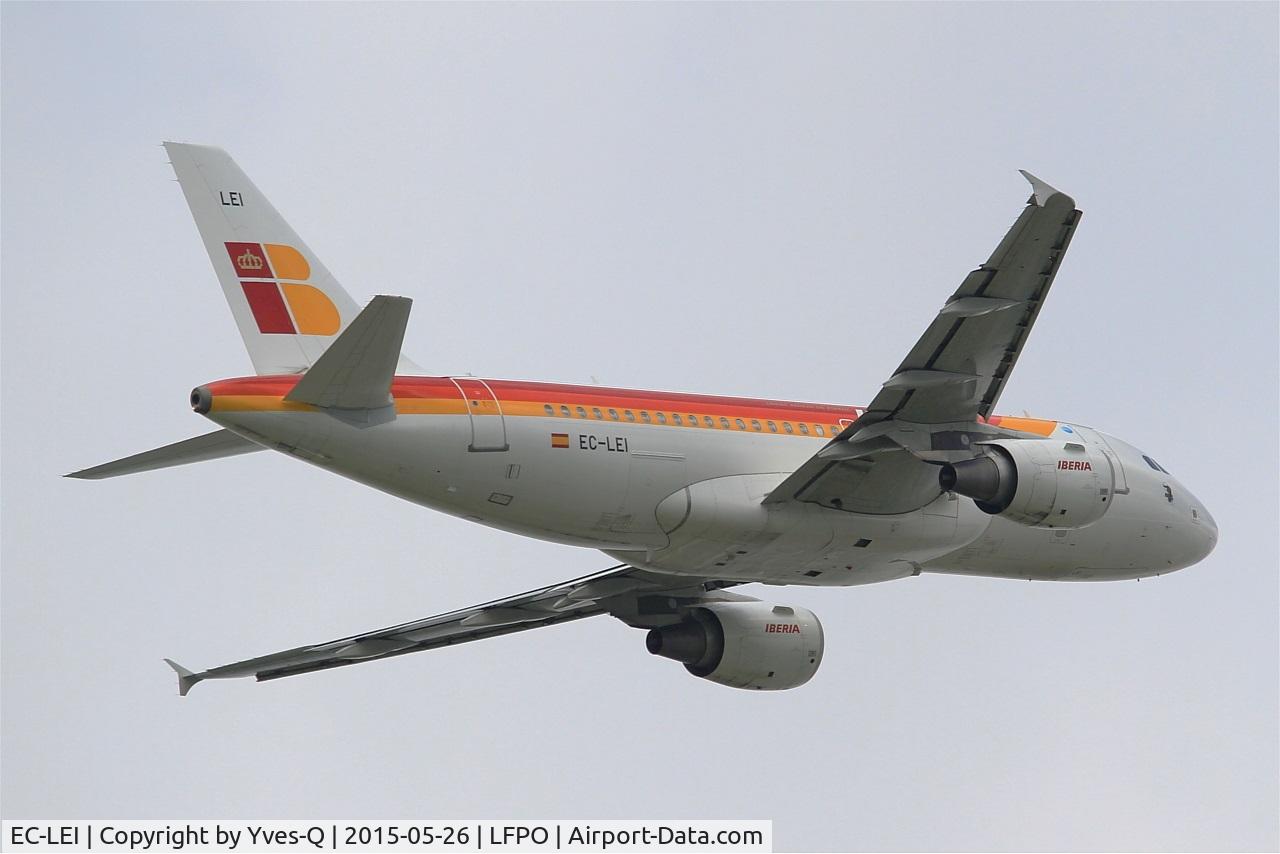 EC-LEI, 2008 Airbus A319-111 C/N 3744, Airbus A319-111, Take off Rwy 08, Paris-Orly Airport (LFPO-ORY)