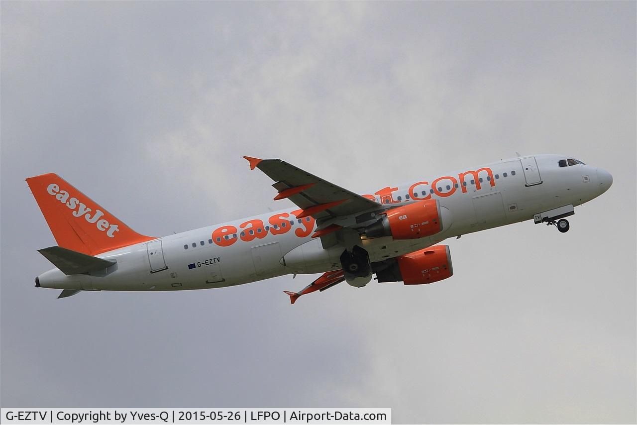 G-EZTV, 2010 Airbus A320-214 C/N 4234, Airbus A320-214, Take off Rwy 08, Paris-Orly Airport (LFPO-ORY)