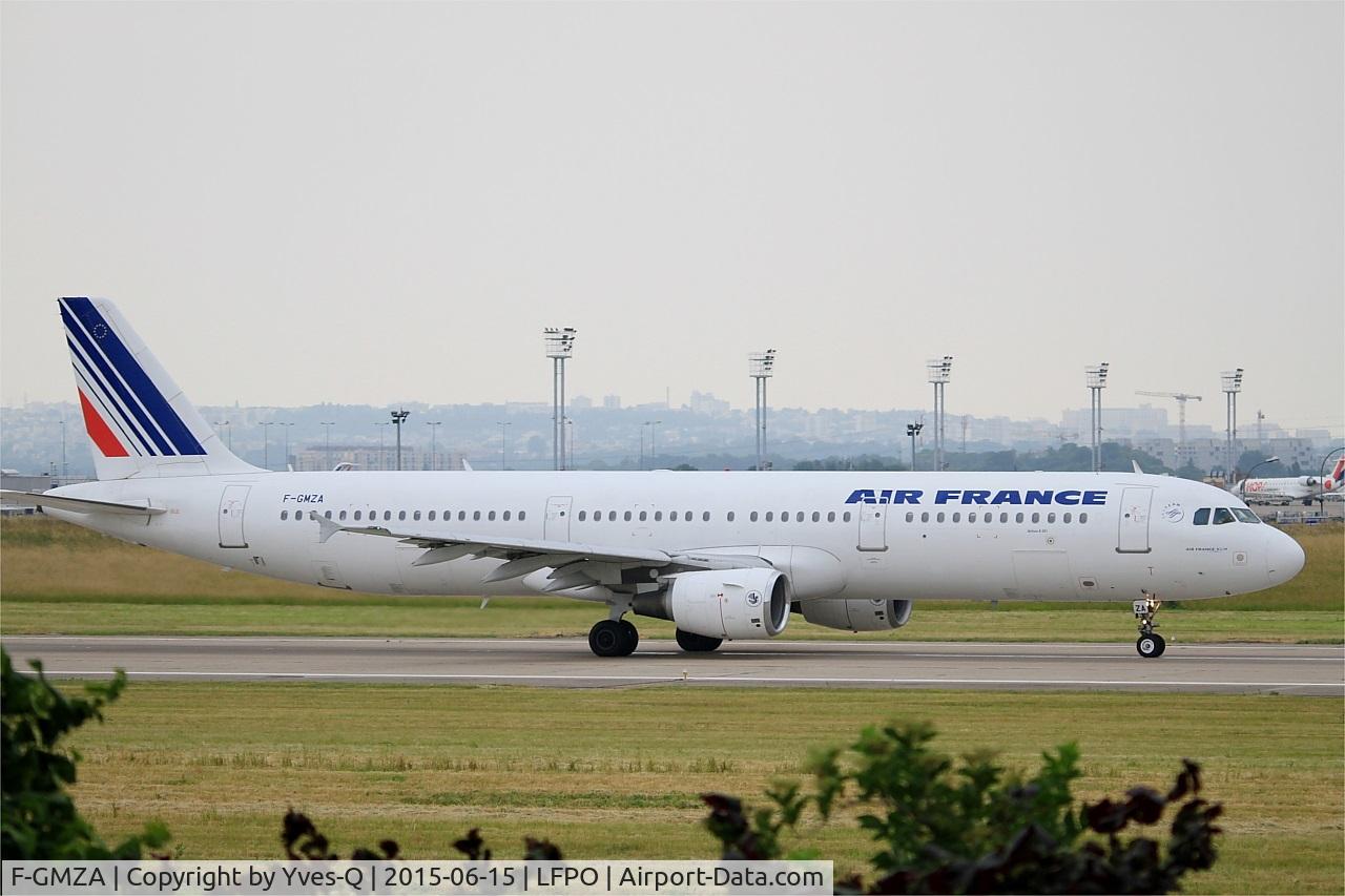 F-GMZA, 1994 Airbus A321-111 C/N 498, Airbus A321-111, Take off run rwy 08, Paris-Orly airport (LFPO-ORY)