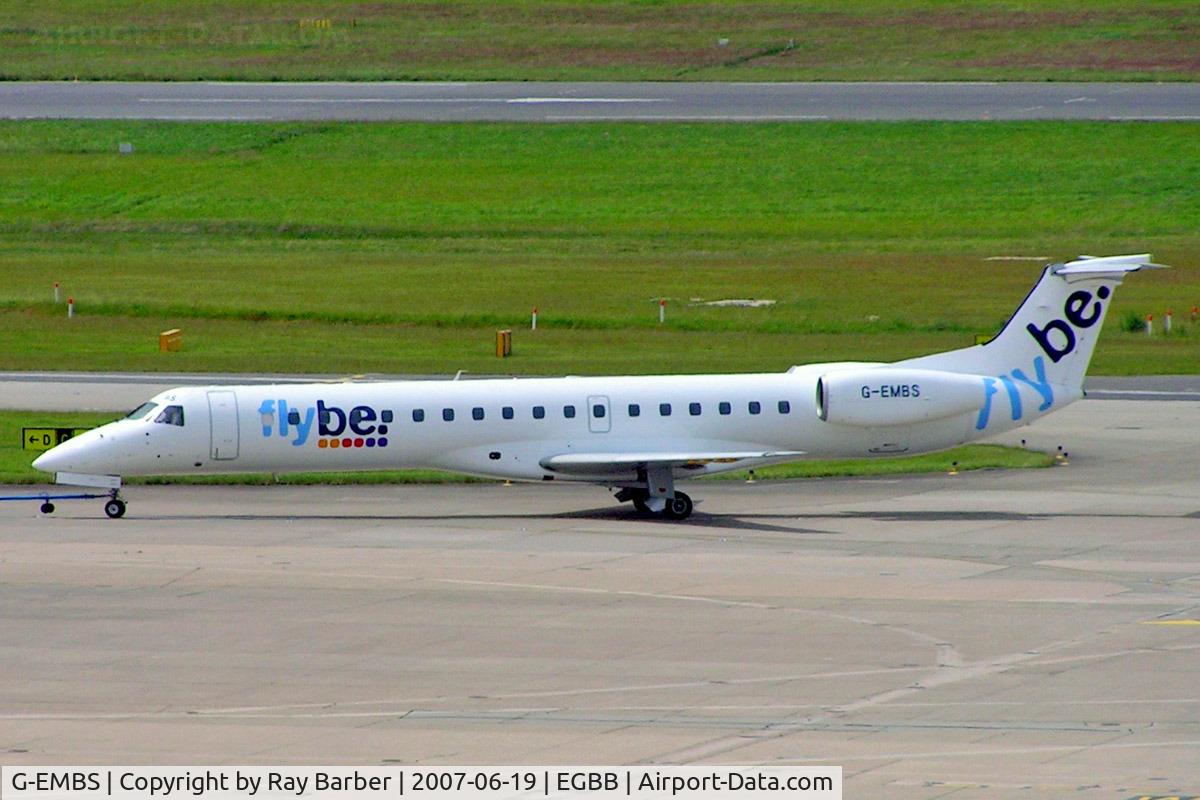 G-EMBS, 2000 Embraer EMB-145EU (ERJ-145EU) C/N 145357, Embraer ERJ-145EU [145357] (Flybe) Birmingham Int'l~G 19/06/2007