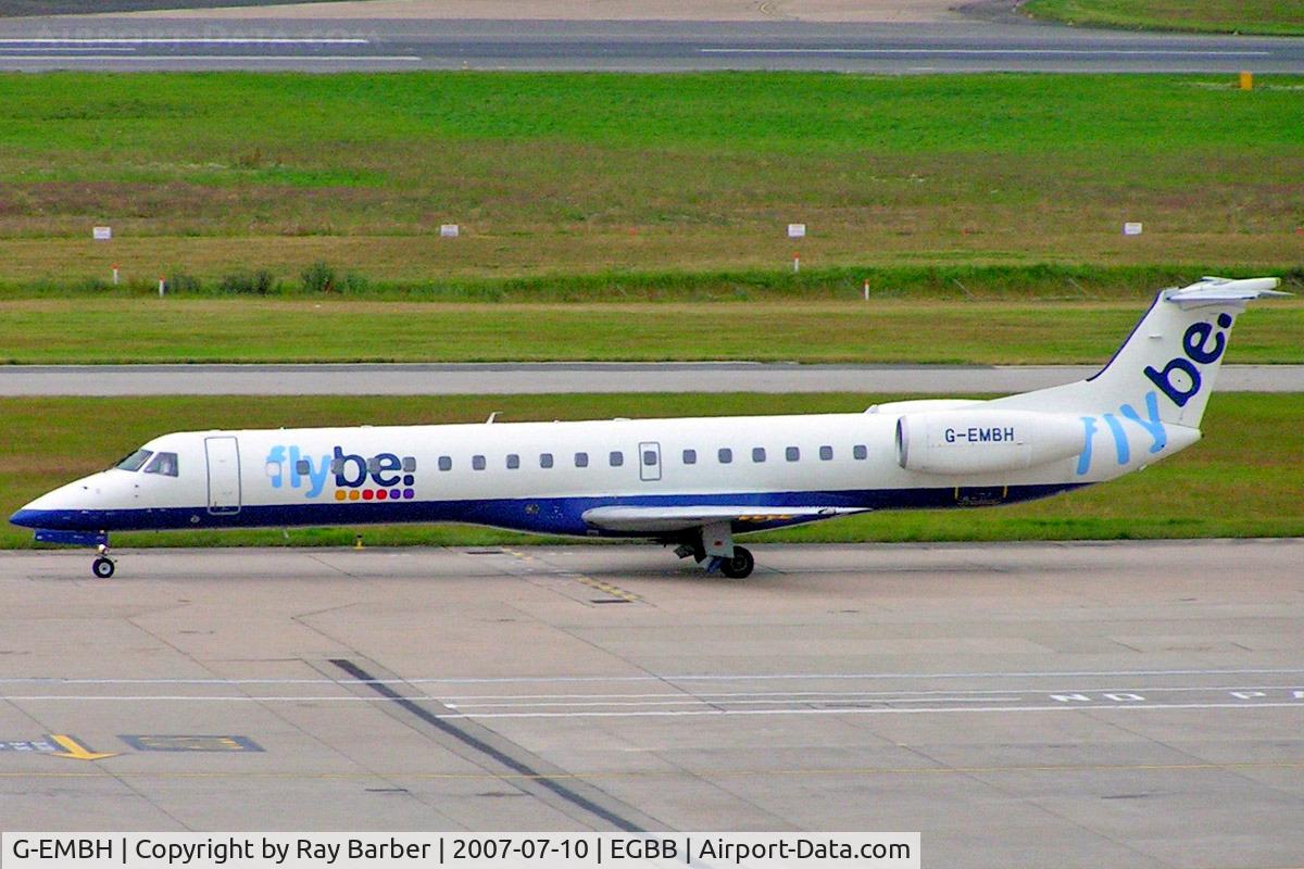 G-EMBH, 1999 Embraer EMB-145EU (ERJ-145EU) C/N 145107, Embraer ERJ-145EU [145107] (Flybe) Birmingham Int'l~G 10/07/2007