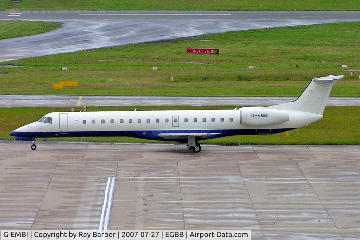 G-EMBI, 1999 Embraer EMB-145EU (ERJ-145EU) C/N 145126, Embraer ERJ-145EU [145126] (Flybe) Birmingham Int'l~G 27/07/2007