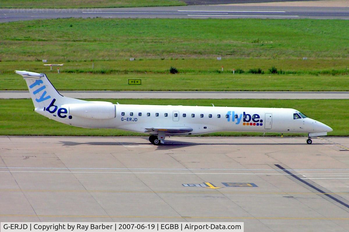 G-ERJD, 2000 Embraer EMB-145EP (ERJ-145EP) C/N 145290, Embraer ERJ-145EP [145290] (Flybe) Birmingham Int'l~G 19/06/2007