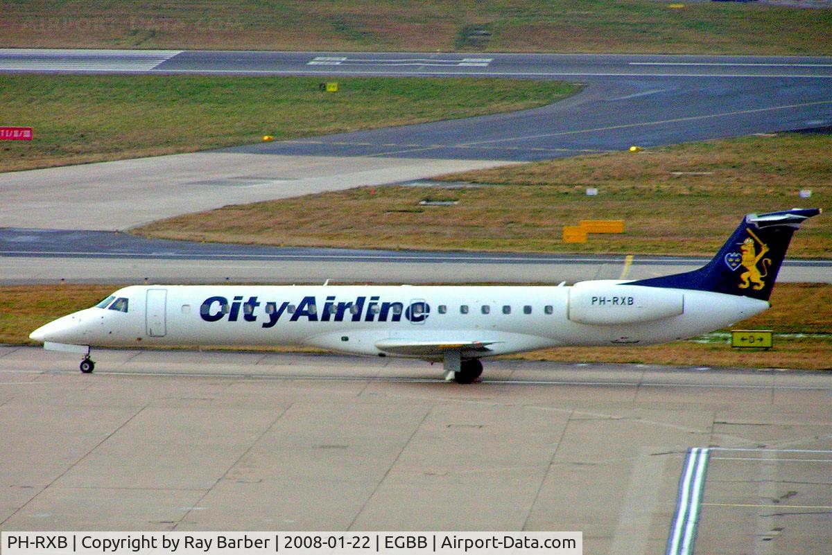 PH-RXB, 2000 Embraer ERJ-145MP (EMB-145MP) C/N 145320, Embraer ERJ-145MP [145320] (City Airline) Birmingham Int'l~G 22/01/2008