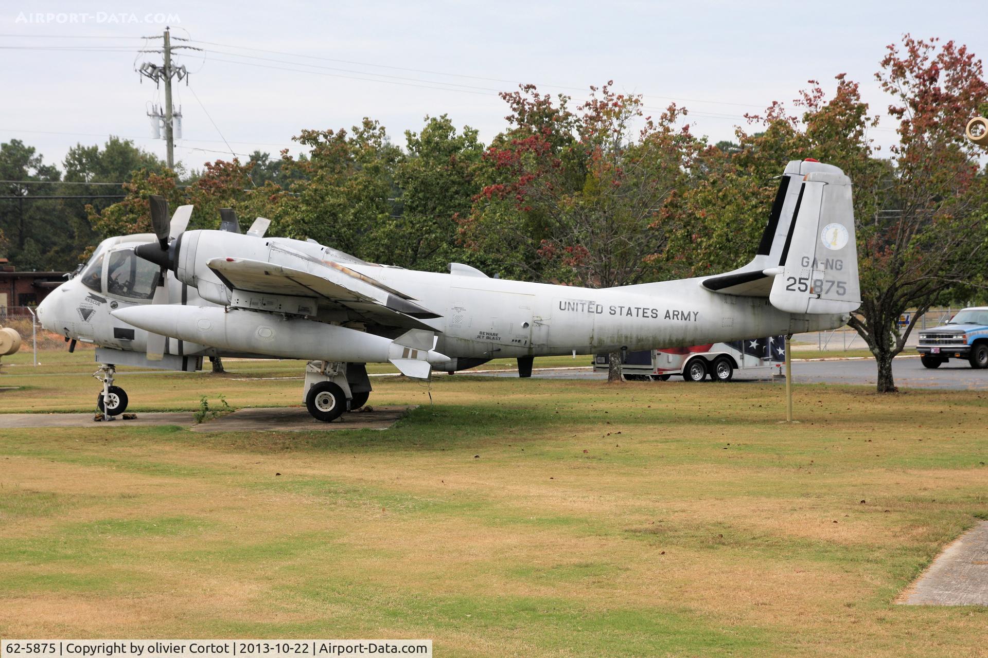 62-5875, 1962 Grumman OV-1D Mohawk C/N 34B, Macon, US national guard.