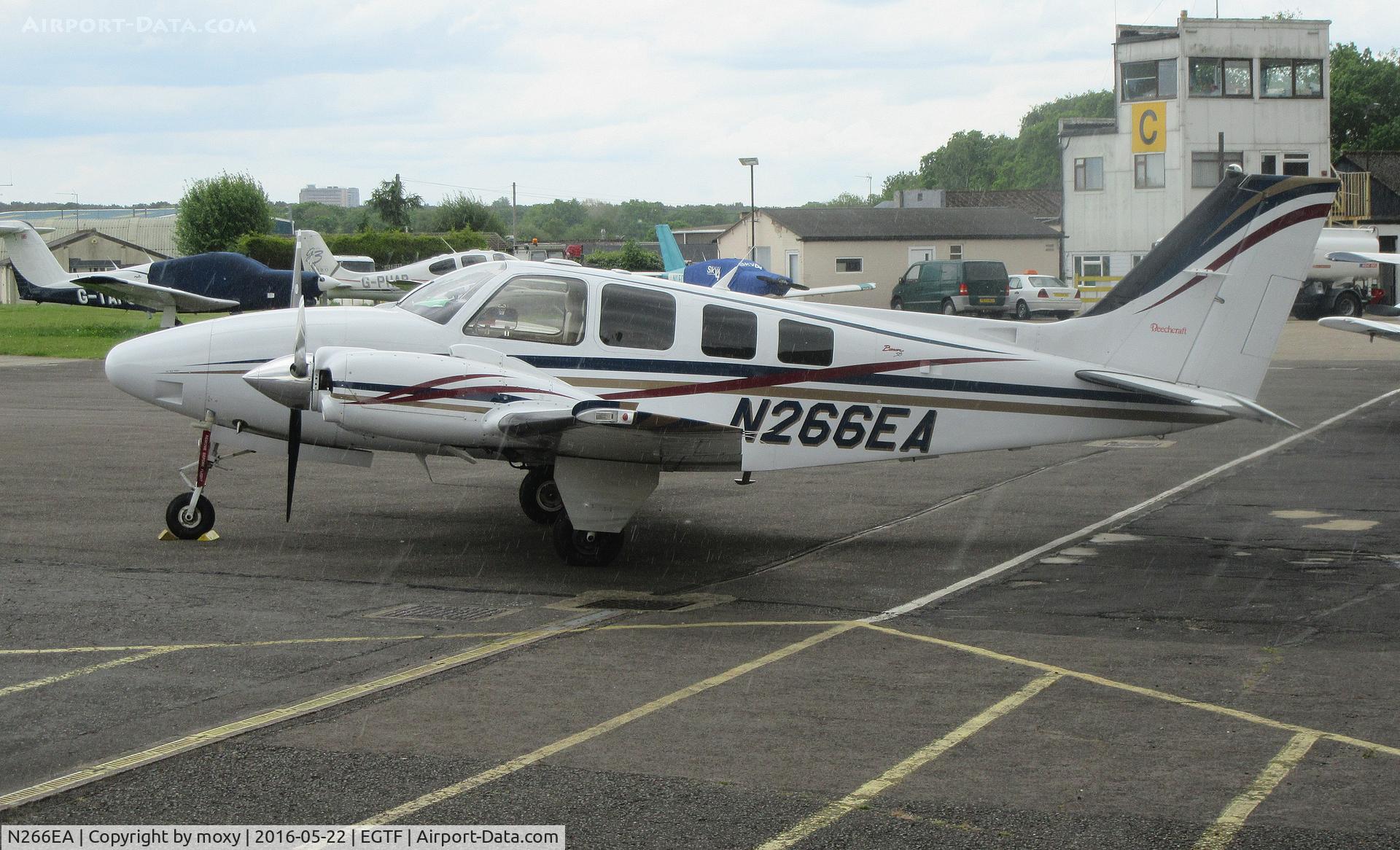 N266EA, Raytheon Aircraft Company 58 C/N TH-2031, Beech 58 Baron at Fairoaks.