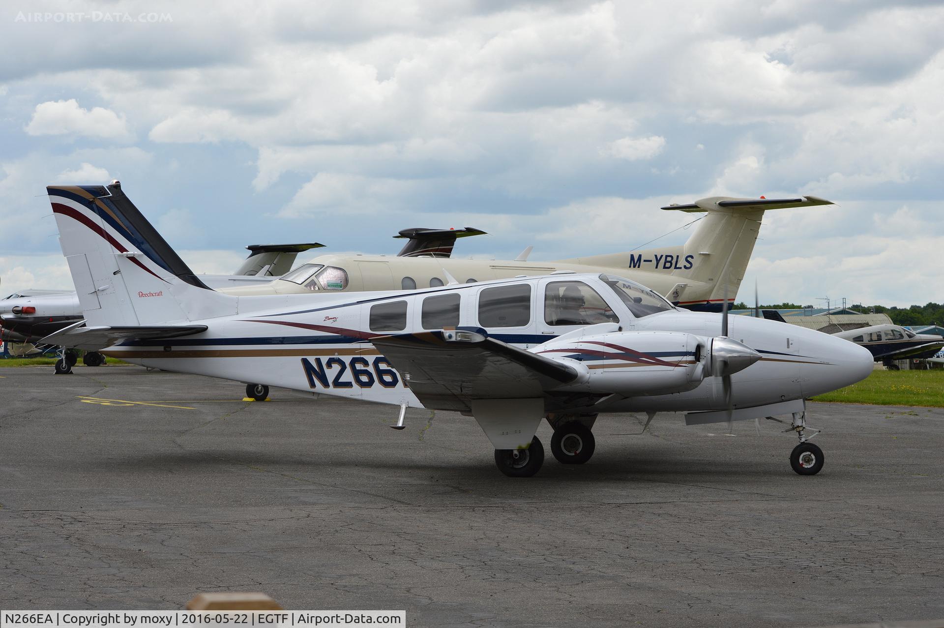 N266EA, Raytheon Aircraft Company 58 C/N TH-2031, Beech 58 Baron at Fairoaks.