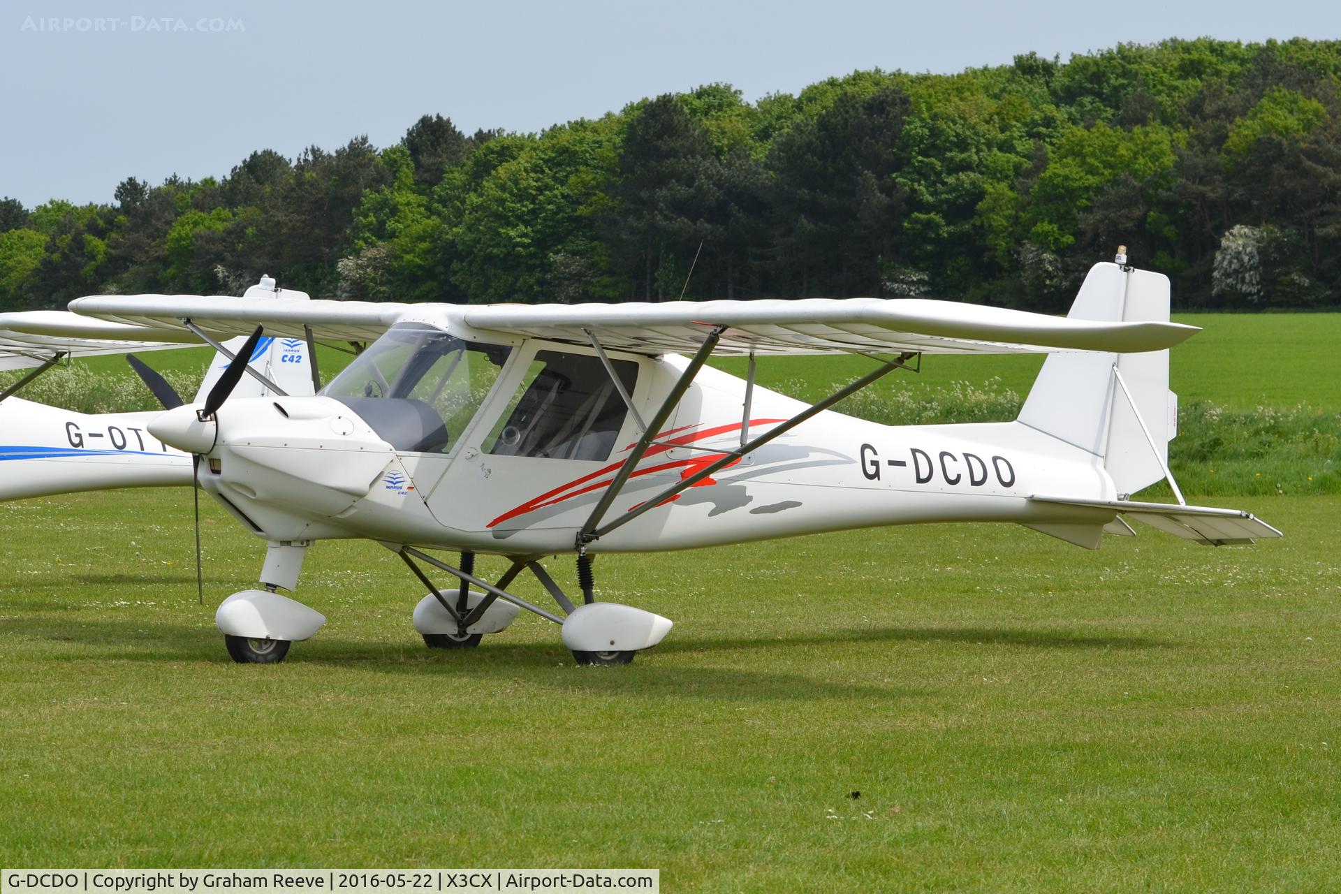 G-DCDO, 2010 Comco Ikarus C42 FB80 C/N 1008-7115, Parked at Northrepps.