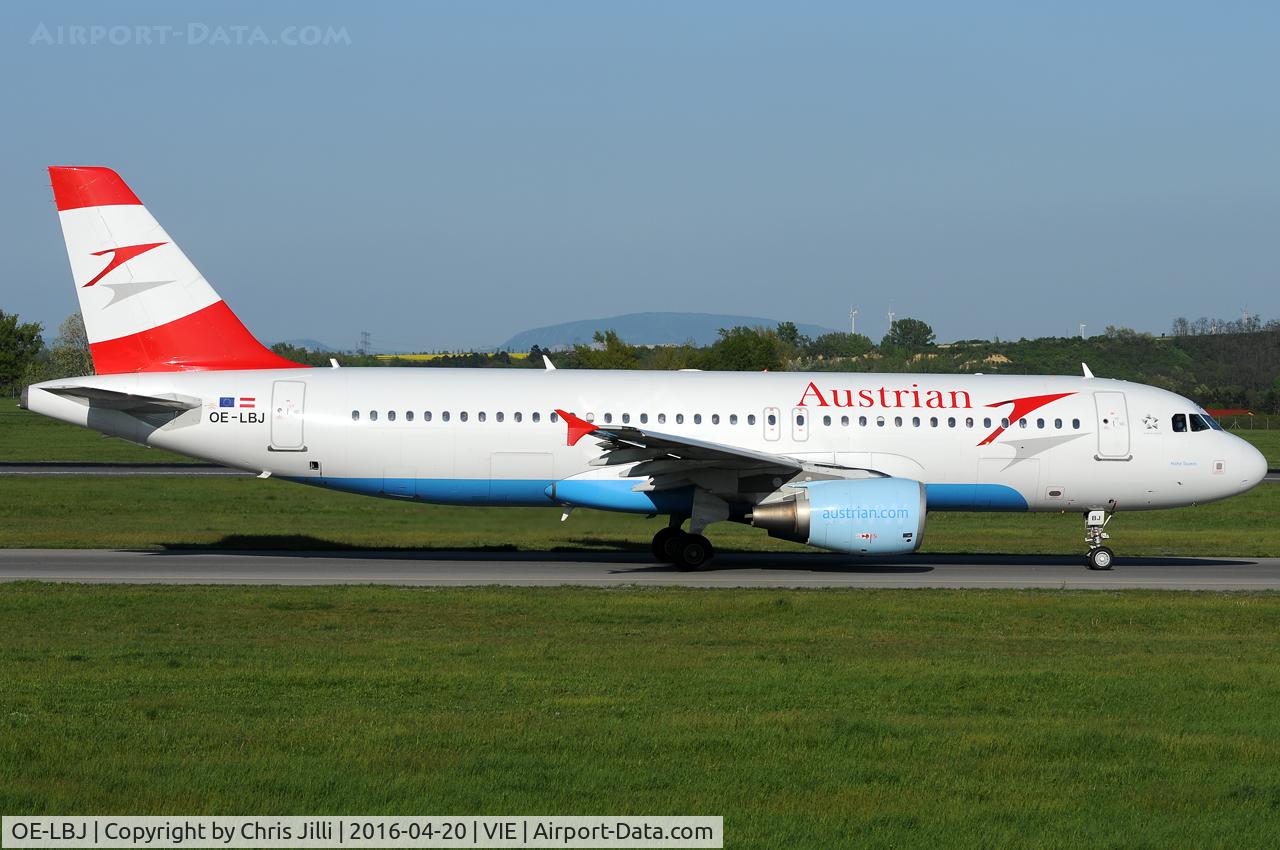 OE-LBJ, 2001 Airbus A320-214 C/N 1553, Austrian AIrlines