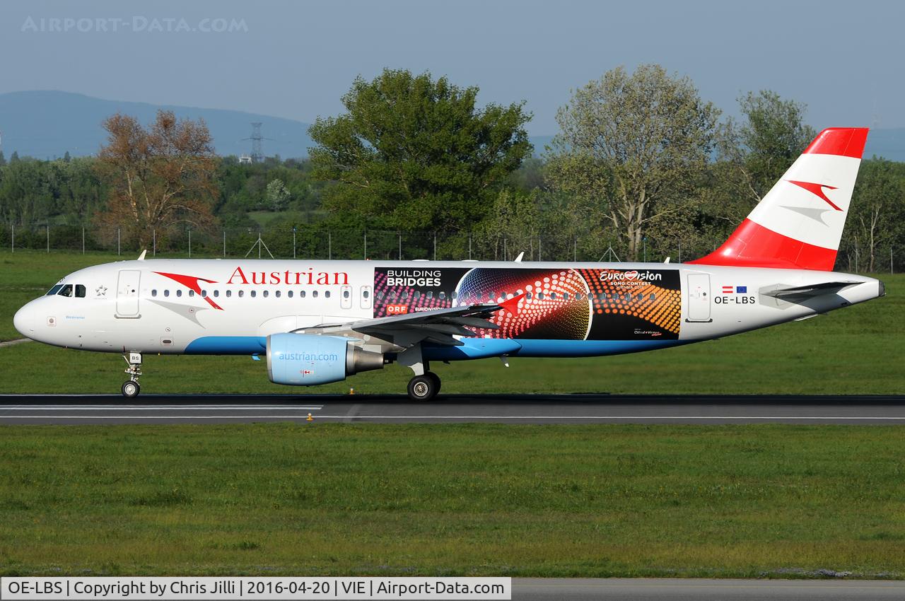 OE-LBS, 2000 Airbus A320-214 C/N 1189, Austrian Airlines