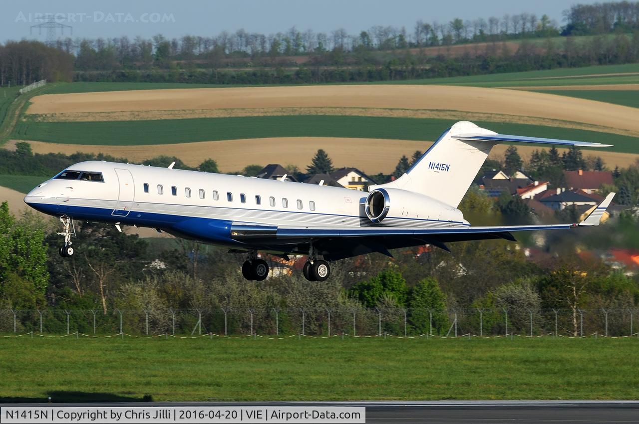 N1415N, 2006 Bombardier BD-700 1A10 Global Express XRS C/N 9202, Private