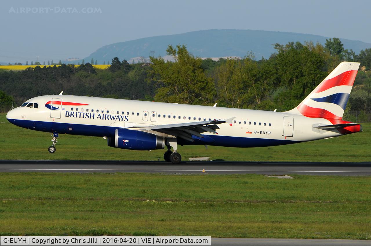 G-EUYH, 2010 Airbus A320-232 C/N 4265, British Airways