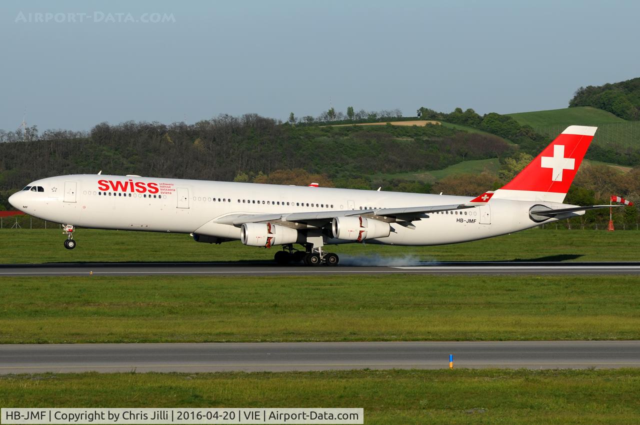 HB-JMF, 2003 Airbus A340-313X C/N 561, Swiss
