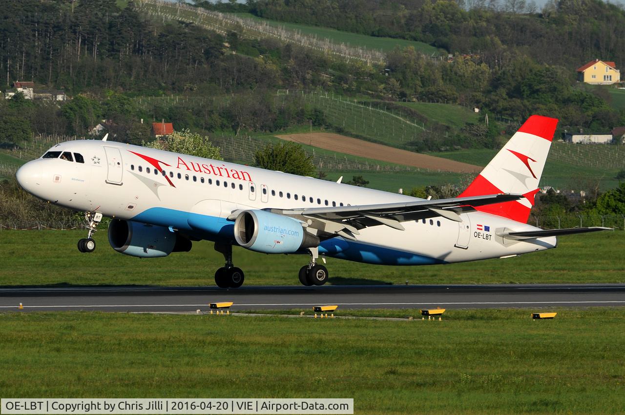 OE-LBT, 2000 Airbus A320-214 C/N 1387, Austrian AIrlines